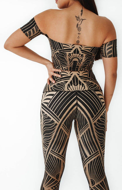 Off The Shoulder Bandeau in Elegant Empire