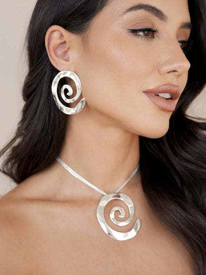 Ettika Aura Swirl Necklace