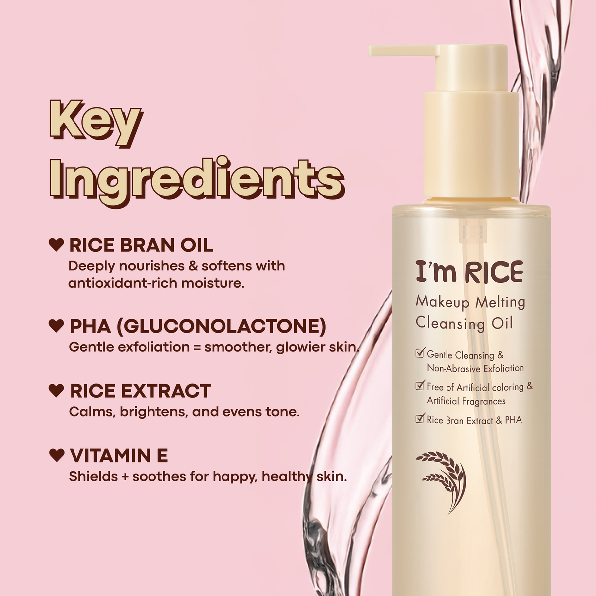 Tonymoly I'm Rice Makeup Removing Cleansing Oil