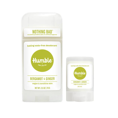Bergamot & Ginger Vegan & Sensitive Travel Deodorant