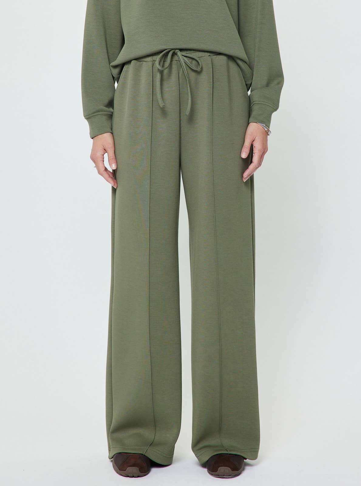 Current Air Wide Leg Modal Drawstring Sweatpants