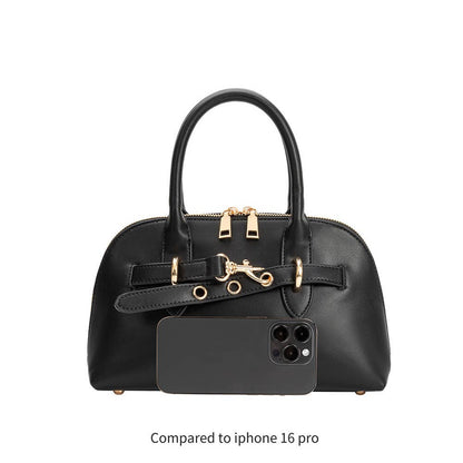 Melie Bianco Rue Espresso Recycled Vegan Leather Top Handle Bag