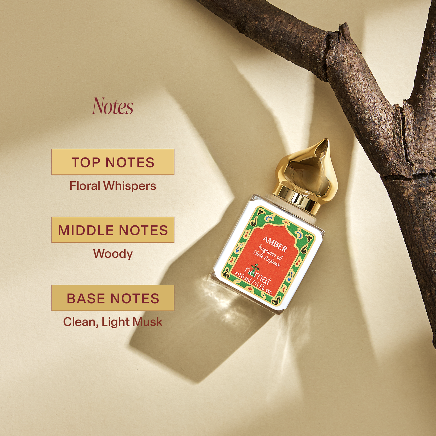 Nemat Amber Perfume Oil 10 ml Roll-on