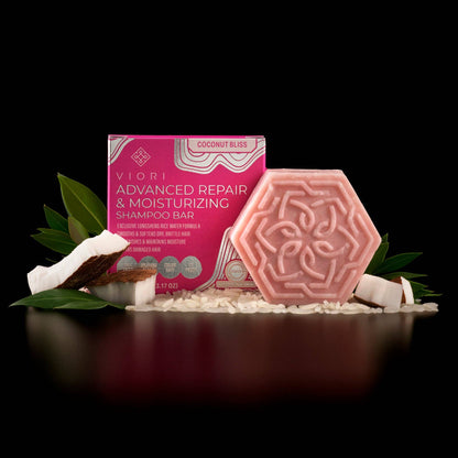Rice Water Shampoo Bar | Adv. Repair | Coconut Bliss
