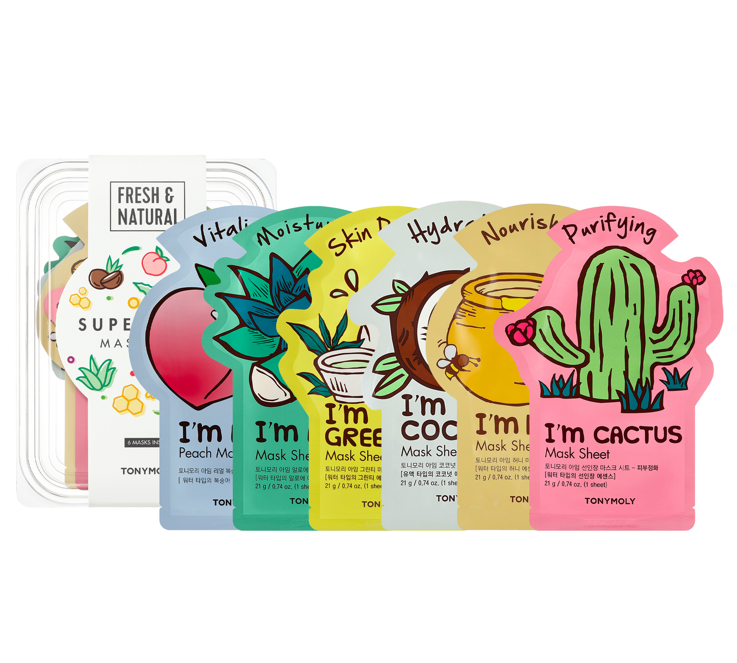Super Food Bowl Sheet Mask Set