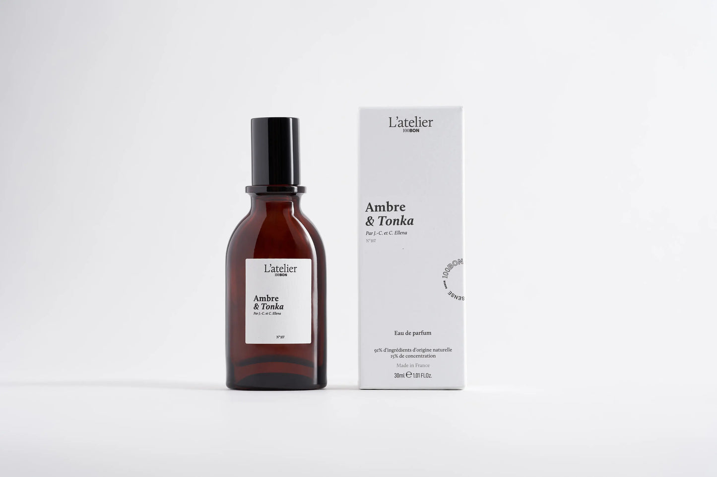 L'Atelier 100 Bon Ambre & Tonka (Amber & Tonka Bean) - Eau de Parfum 50 ml