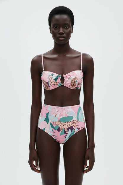 Jessie Zhao Jungle Rose Reversible Bikini Bottom
