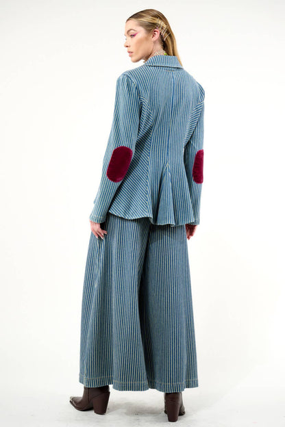 Aratta Alaia Stripe Denim Pants