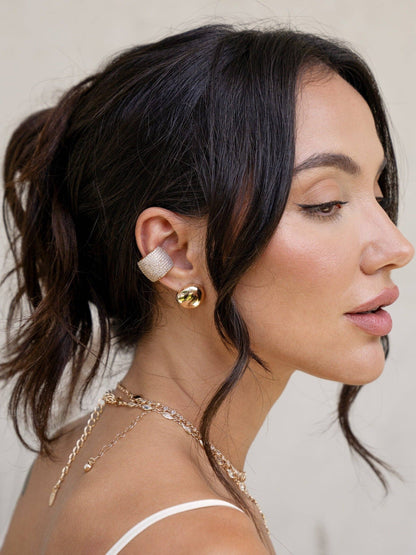 Ettika Crystal Statement Chunky Ear Cuff