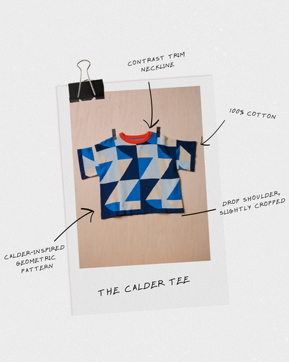 The Endery Calder Sweater Tee in the Jacaranda Palette