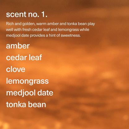 Maude Burn no. 1 - Massage Candle Amber Lemongrass Scent