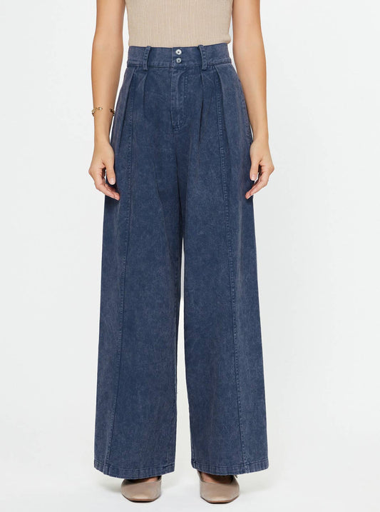 Current Air Vintage Indigo Denim Wide Pants