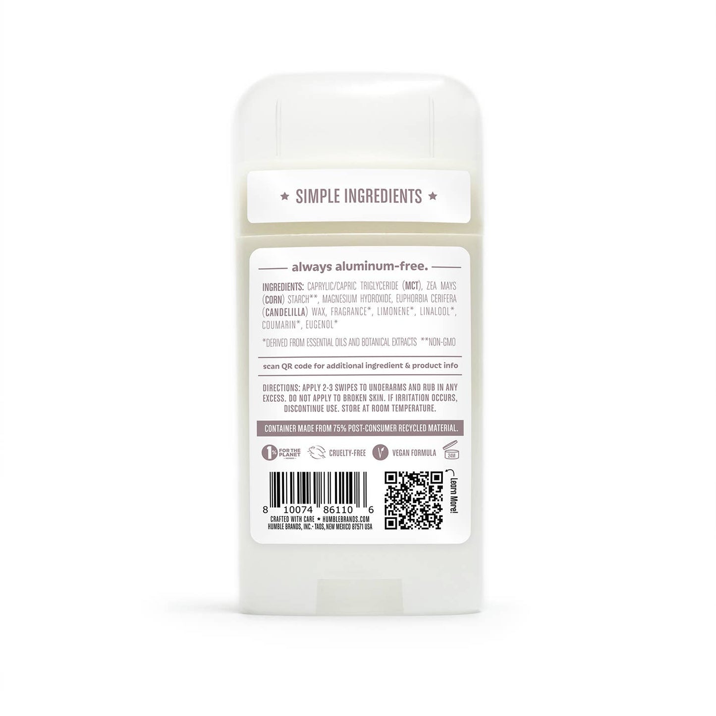 Patchouli & Copal Vegan & Sensitive Deodorant