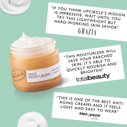 UpCircle Natural Day Face Moisturizer with Vitamin E and Aloe Vera