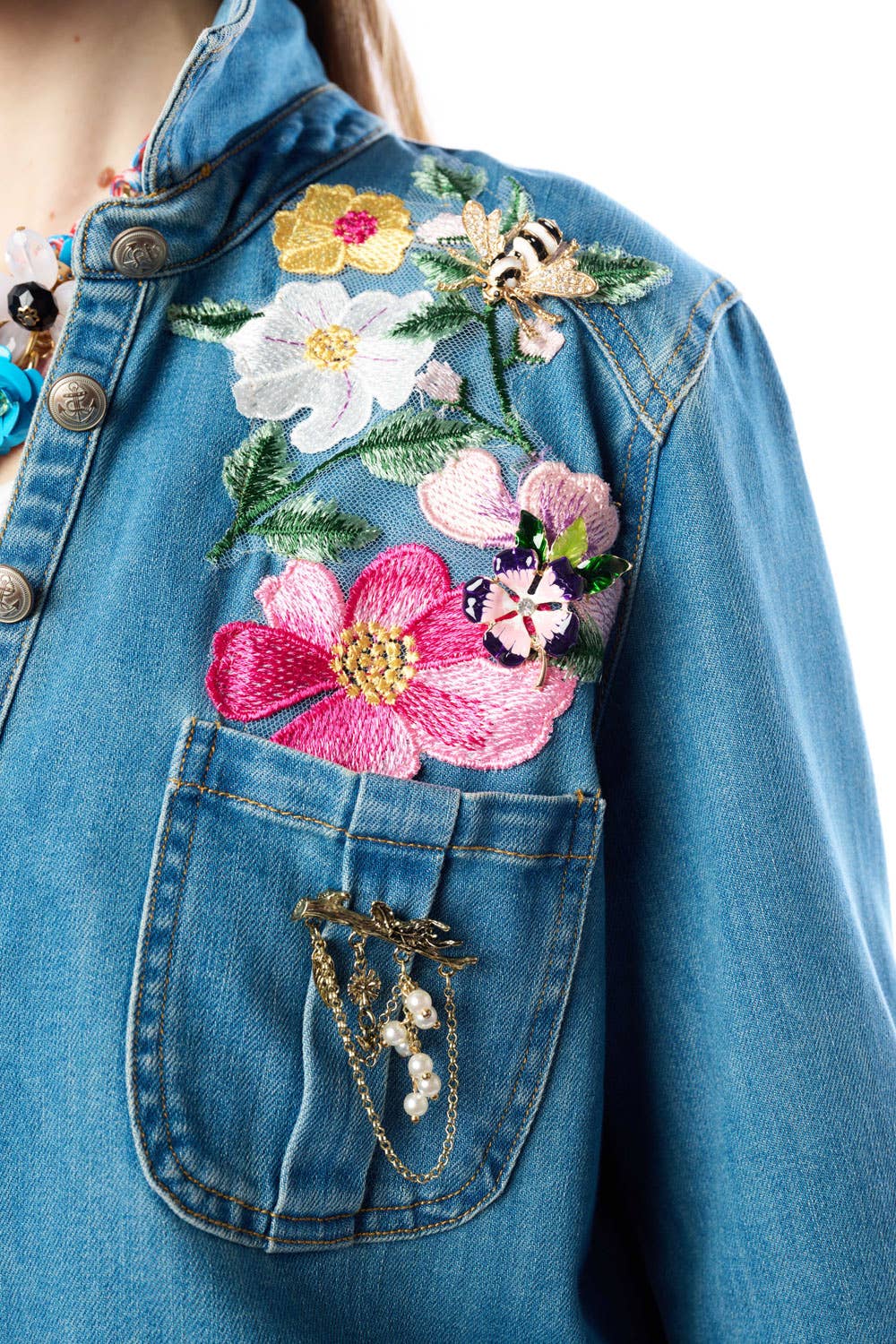 Aratta Celine Maxi Shirt | Floral Button Down | Floral Shirt Dress
