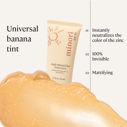 Minori Daily Mineral Face Sunscreen — SPF 30