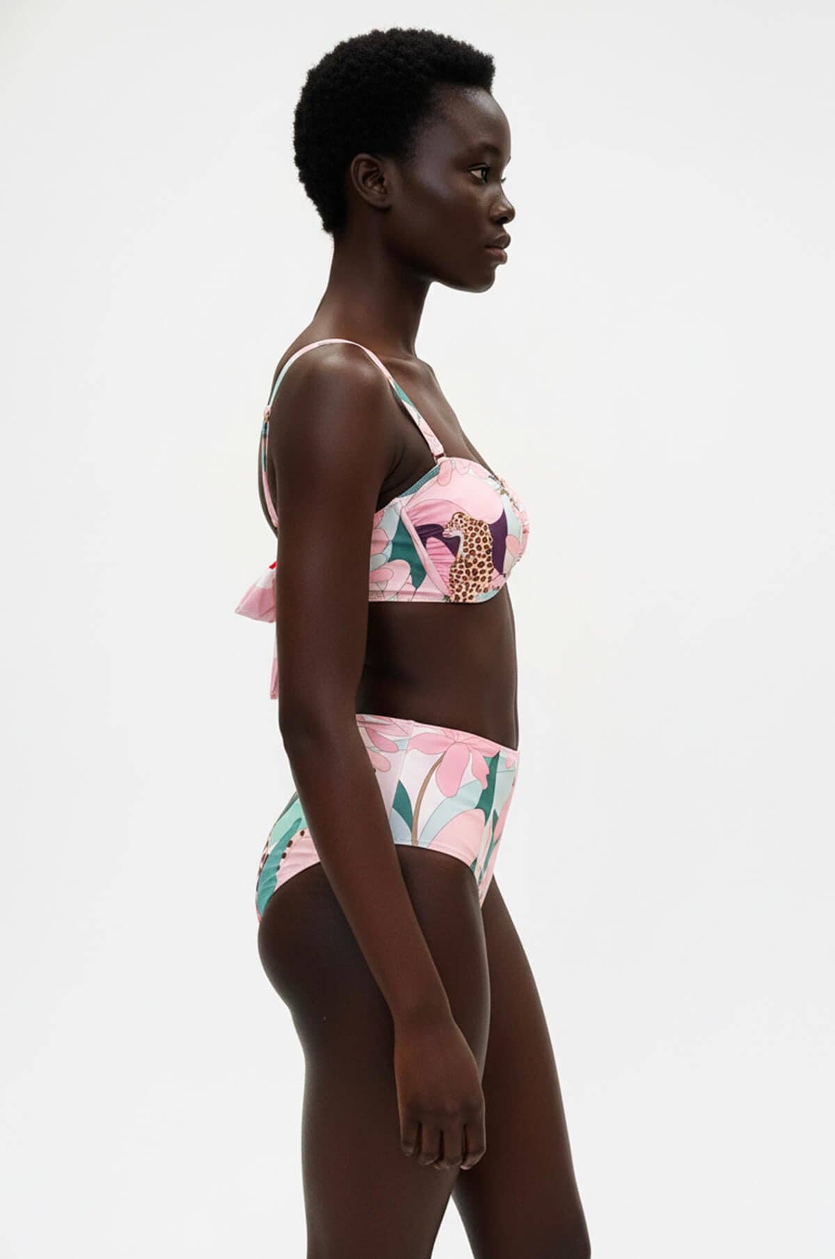 Jessie Zhao Jungle Rose Reversible Bikini Bottom