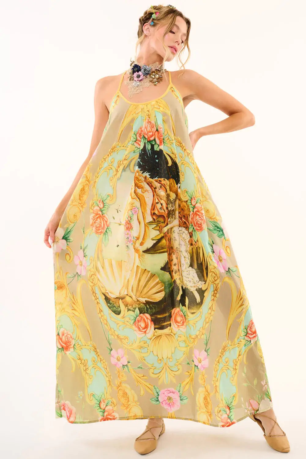 Aratta Birth of Venus Maxi Dress