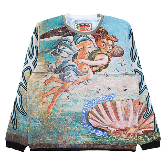 Veryrare by Raf Reyes Birth of Venus Botticelli Long Sleeve Sweater