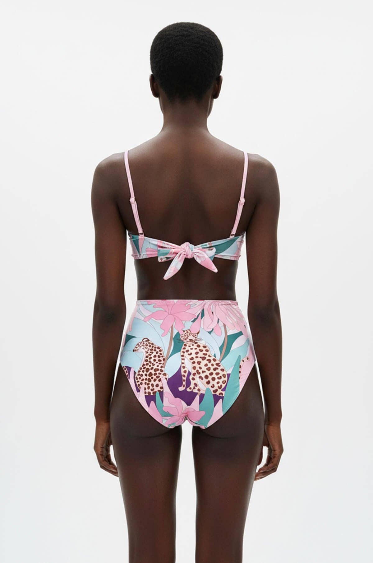 Jessie Zhao Jungle Rose Reversible Bikini Bottom