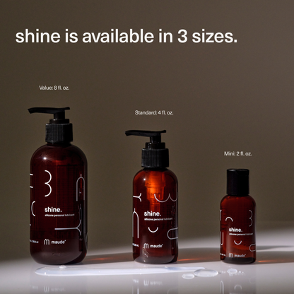 Maude Shine Silicone Personal Lubricant 4 oz