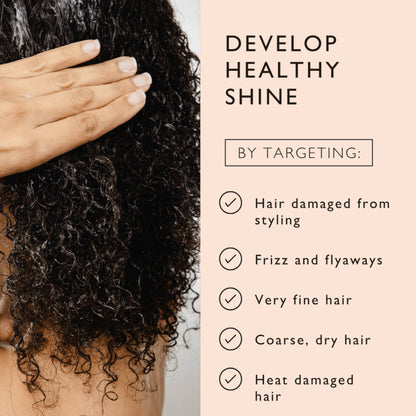 UpCircle Vegan Hair Serum Upcycled Fermented Rice Water Heat Protect