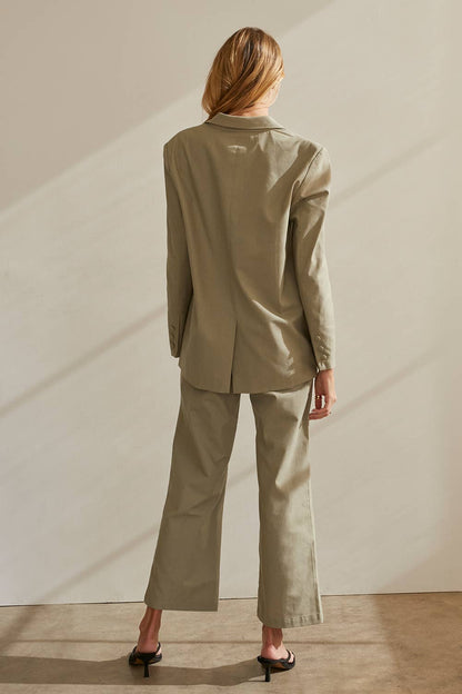 Crescent - Alayah Linen Blend Blazer & Trouser Set
