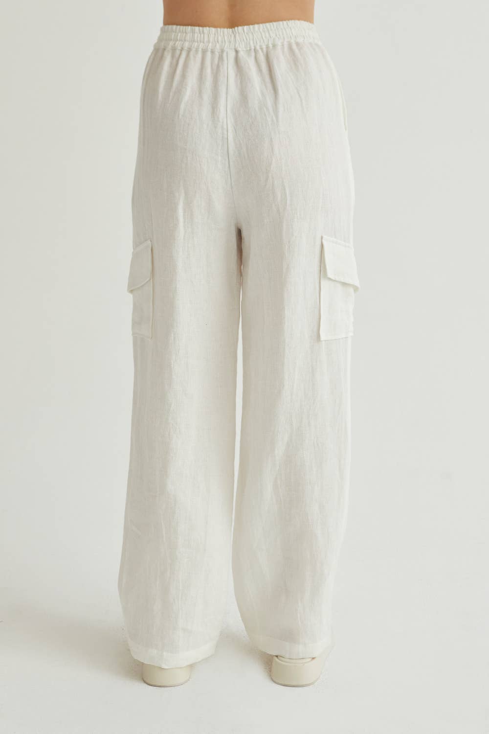 Crescent Julez Linen Cargo Trousers