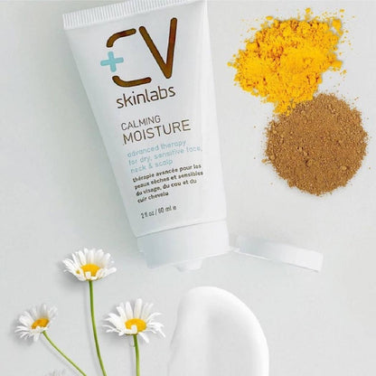 CV Skinlanbs Calming Moisture for Face-Neck-and-Scalp 2 oz