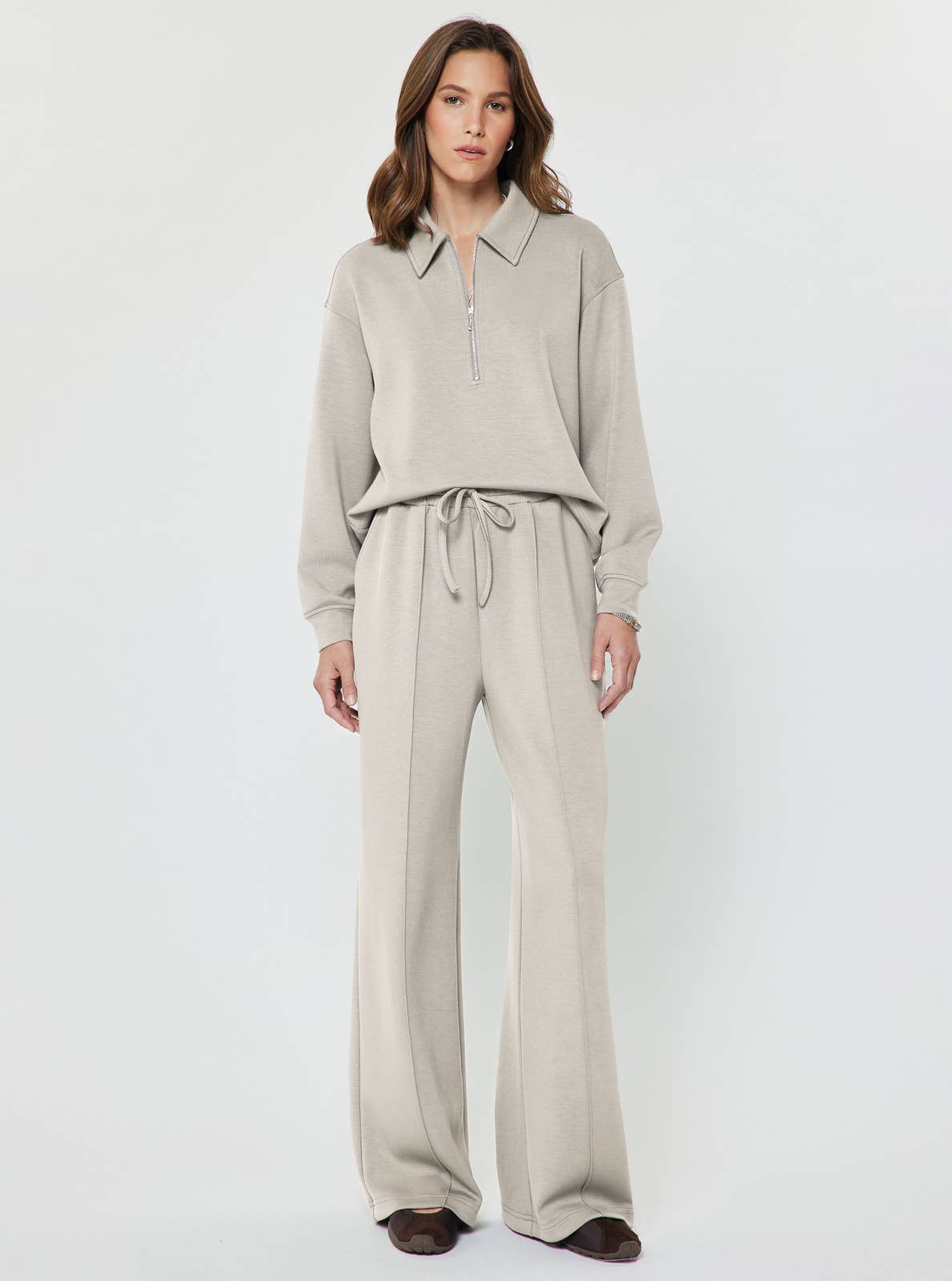 Current Air Wide Leg Modal Drawstring Sweatpants
