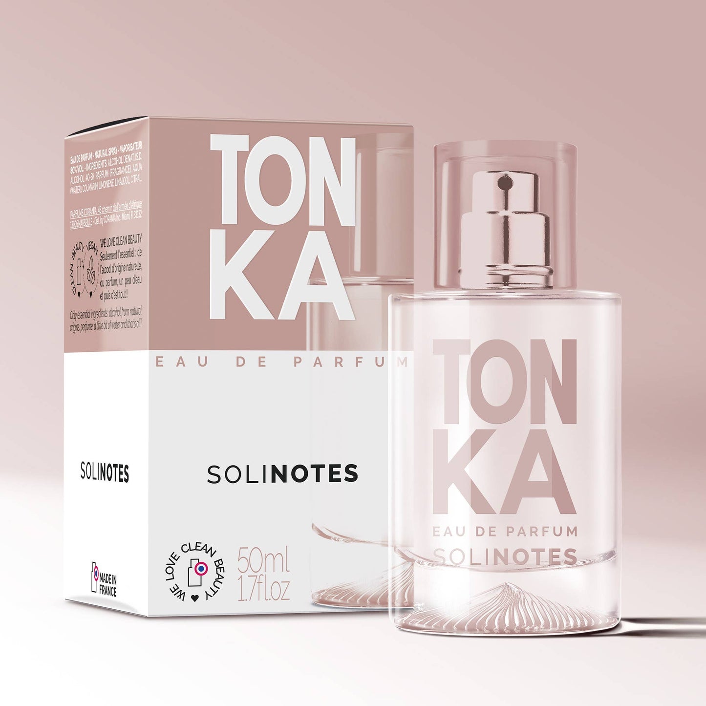 Solinotes Tonka Eau de Parfum 1.7 oz - Clean Fragrance