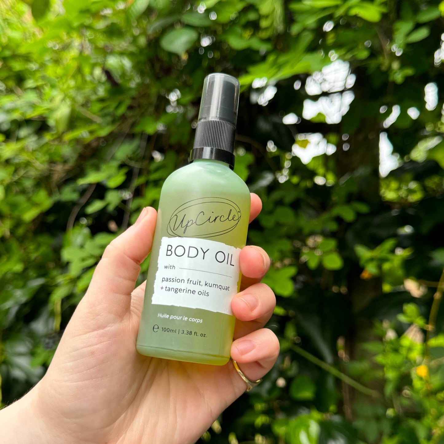 UpCircle Luxury Body Oil with Passionfruit and Tangerine