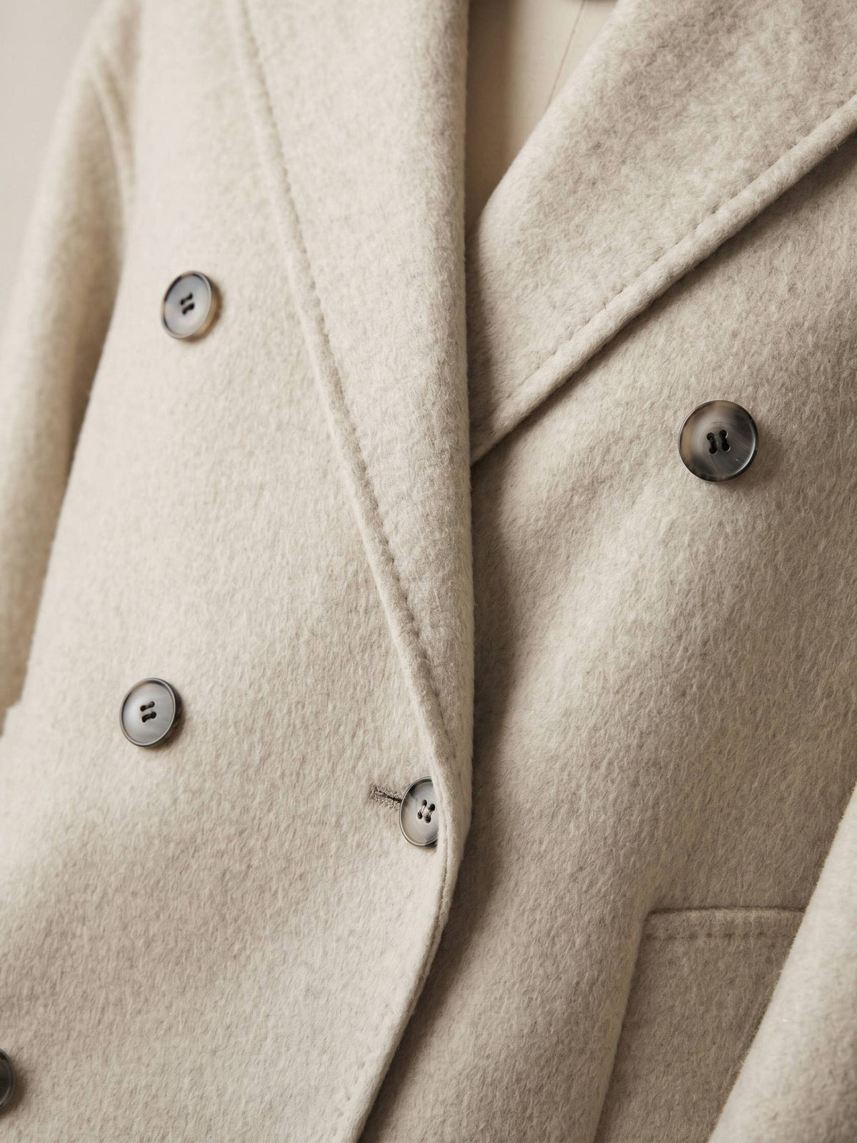 Current Air Double Breasted Wool Coat