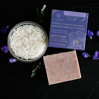 Rice Water Conditioner Bar | Purple Toning | All Hair