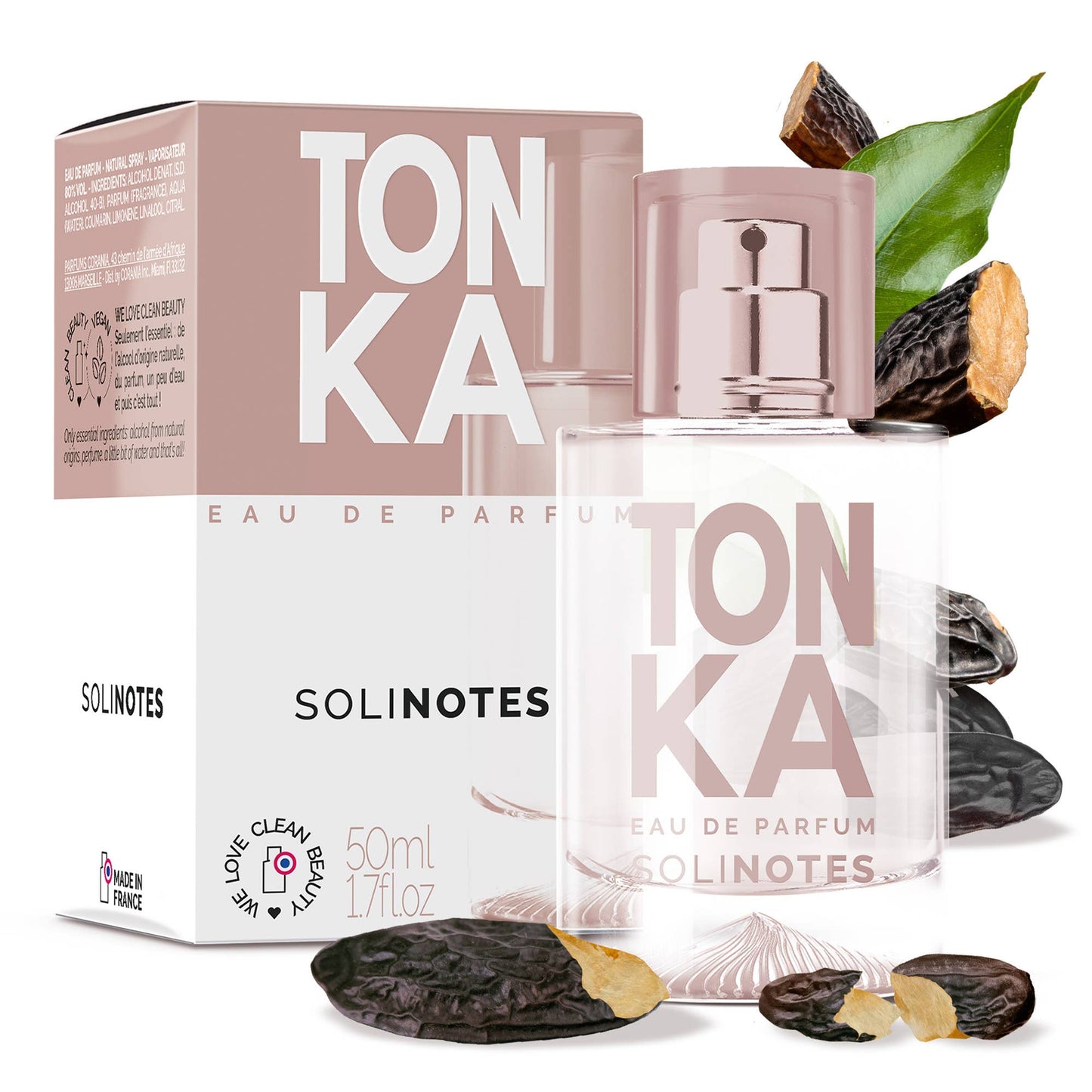 Solinotes Tonka Eau de Parfum 1.7 oz - Clean Fragrance