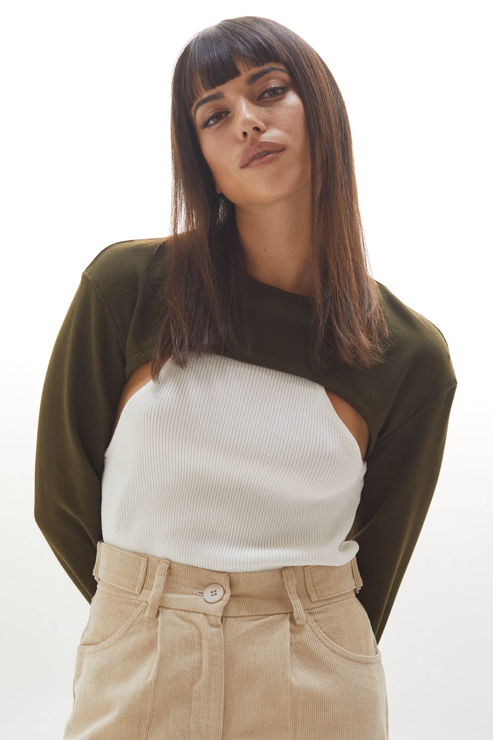 Crescent Harris Cropped Sweatshirt