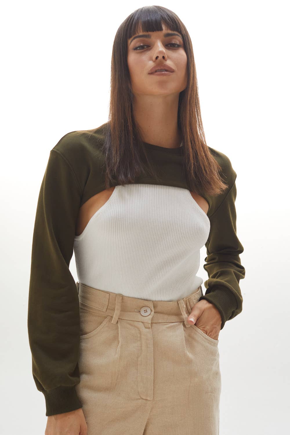 Crescent Harris Cropped Sweatshirt