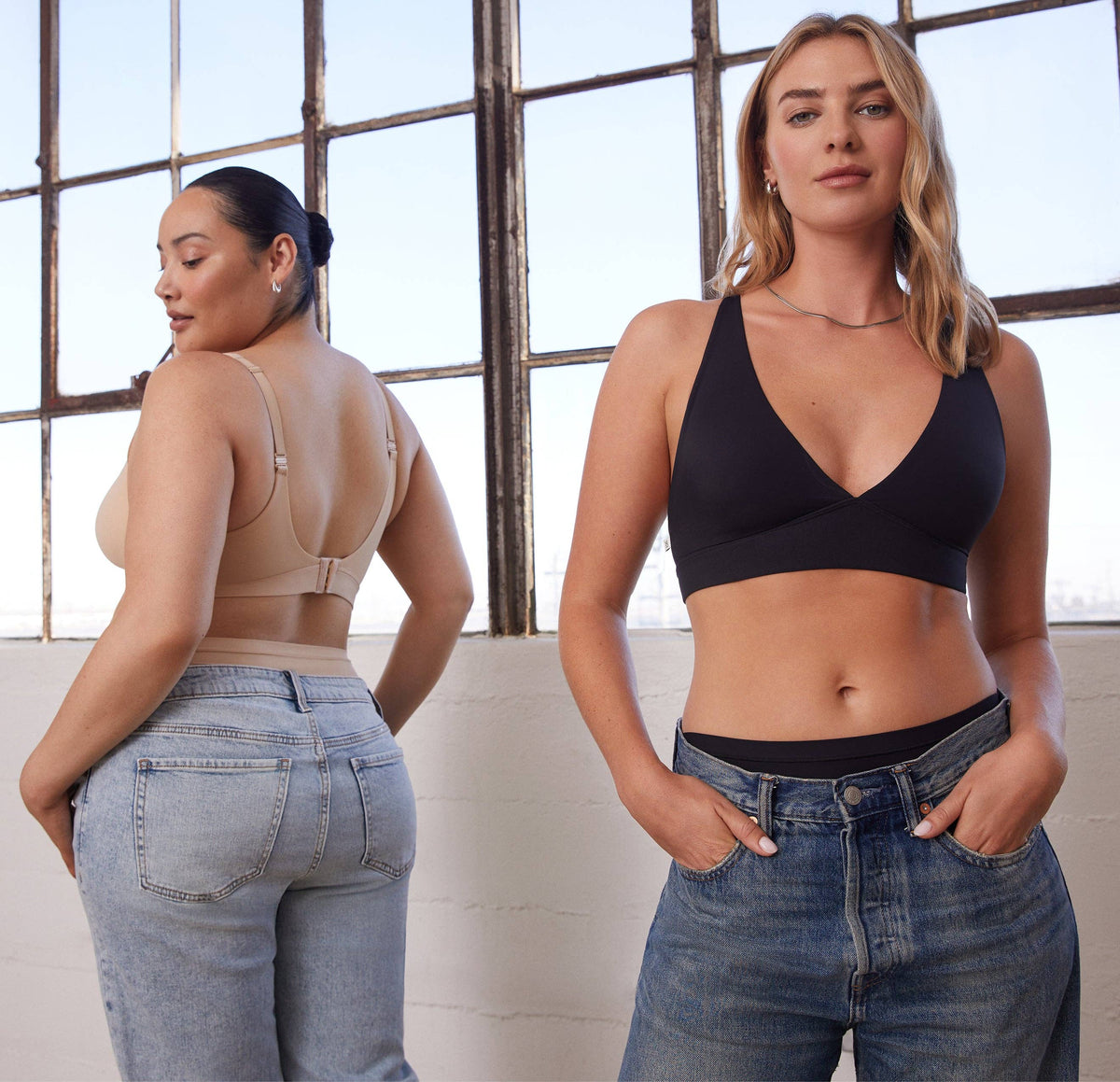 Harper Wilde Bliss Plunge Adjustable Bralette - Black