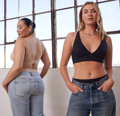 Harper Wilde Bliss Plunge Adjustable Bralette - Black