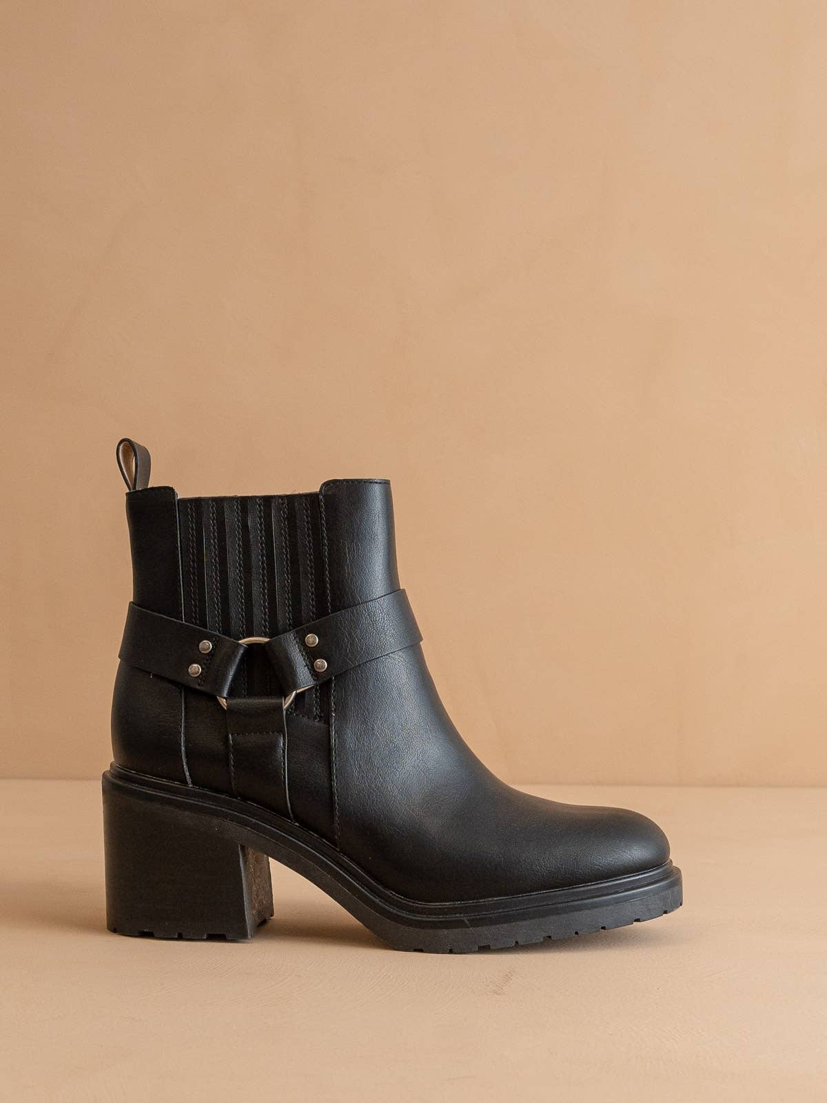 Oasis Society The Jayden | Black Motorcycle Fall Bootie