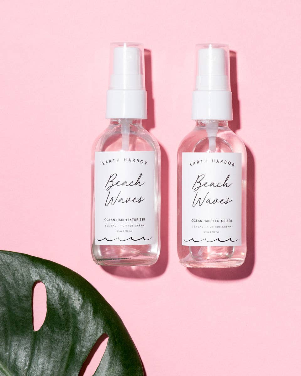 BEACH WAVES Ocean Hair Texturizer: Sea Salt + Mango Cream