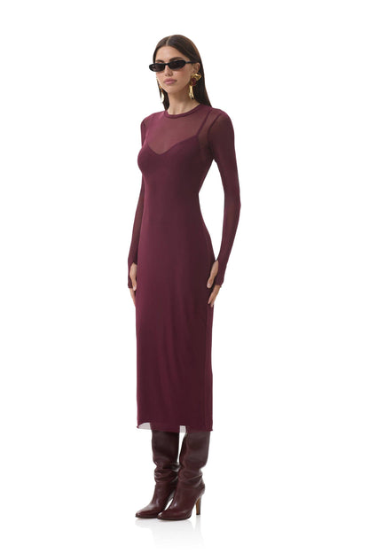 AFRM Ashland Midi Dress - Fig