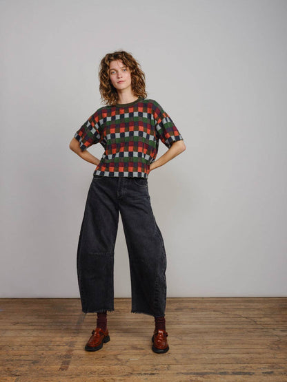 The Endery Sonia Sweater Tee in Stratus Palette