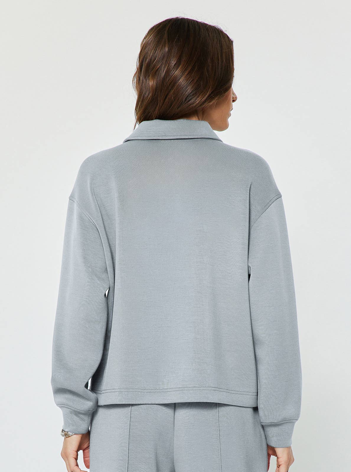 Current Air Collared Half-Zip Pullover Sweatshirt