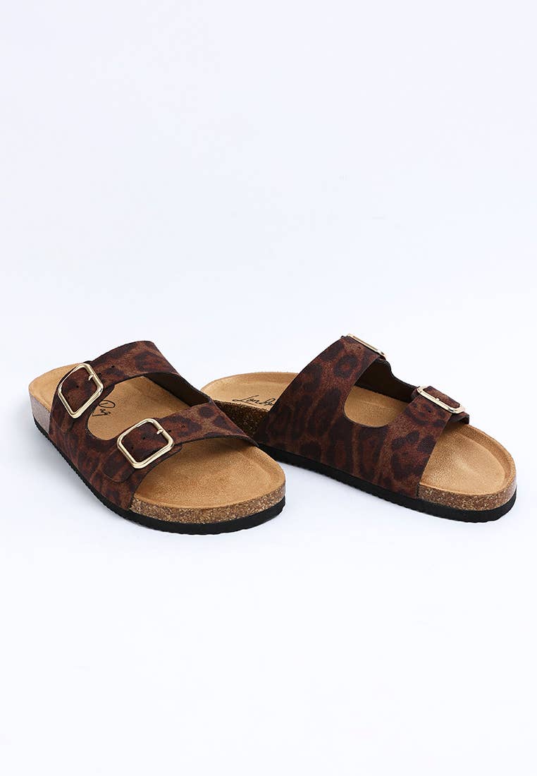 London Rag Gloriosa The Double Strap Slide Sandals