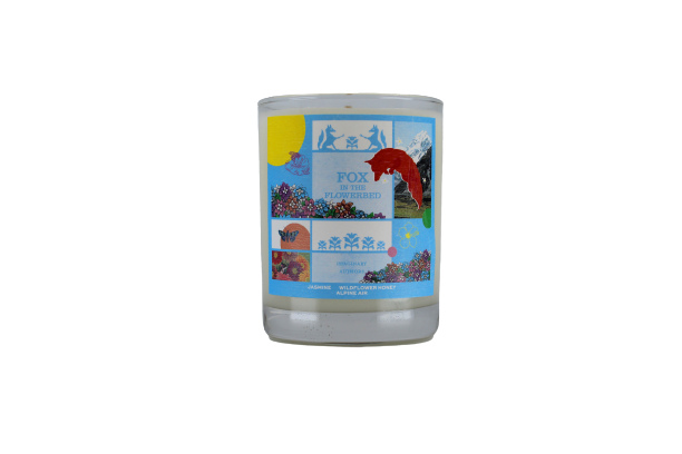 Fox in the Flowerbed - Candle