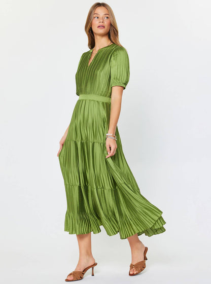 Current Air Pleated Maxi Dress