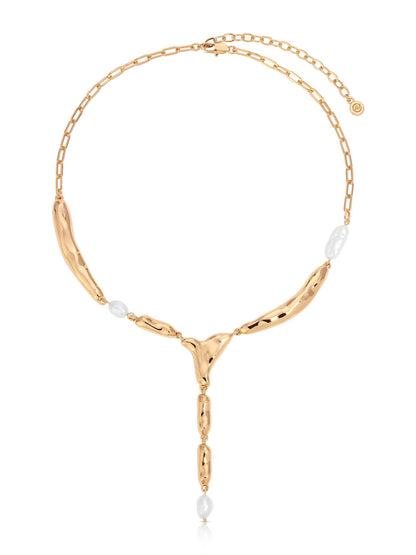 Ettika Liquid Melt and Pearl Lariat