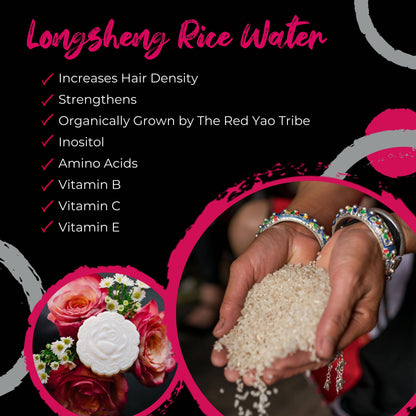 Rice Water Conditioner Bar | Chamomile Rose EO | Dry Hair
