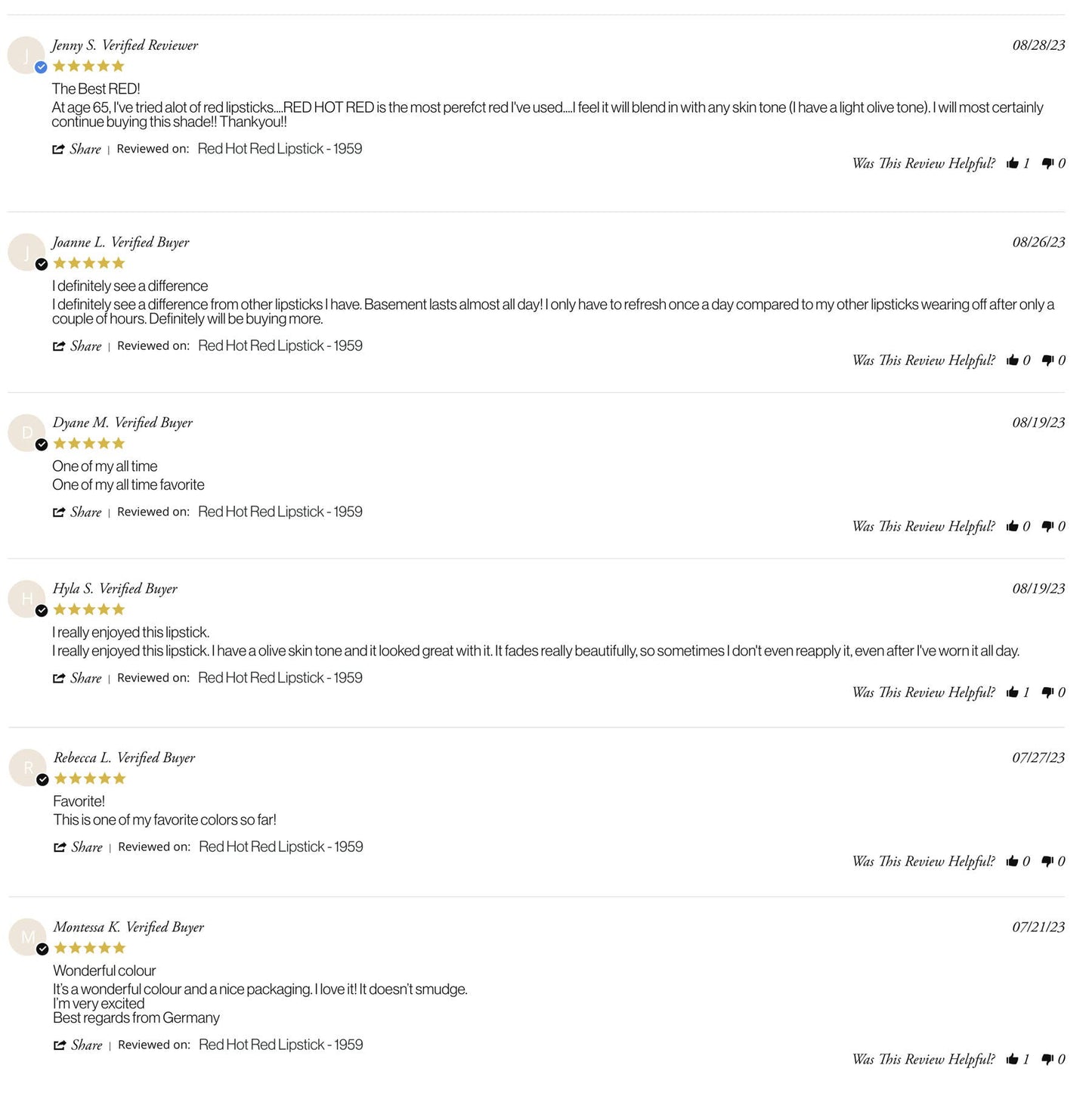 Red Hot Red Lipstick